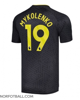 Billige Fotballdrakt Everton Vitaliy Mykolenko #19 Replika Bortedrakt 2024-25 Kortermet